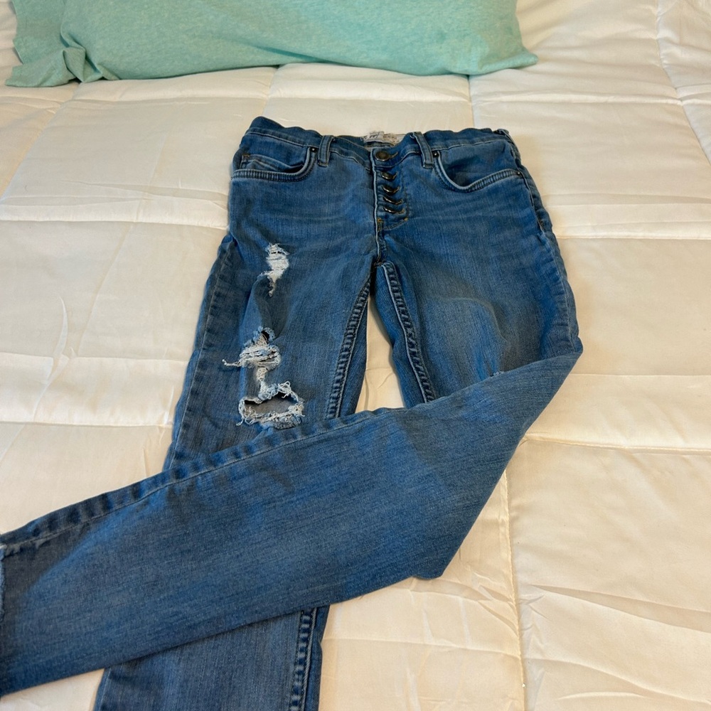 Free People button down jeans